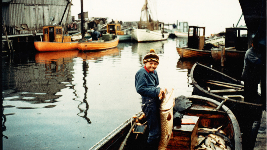 Stavrebyfisker Gunner Rasmussens Søn, Jan, 1964