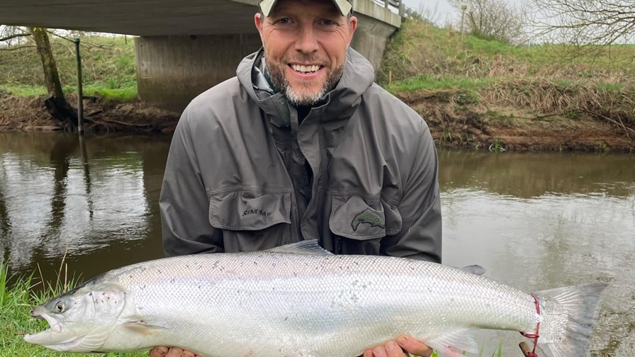 Torben Holm 91 Cm 7,3 Kg Ribe Å Laks