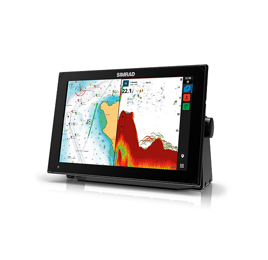 0009 NSX Simrad Leftfacing Bracket 12 Chart+Sonar